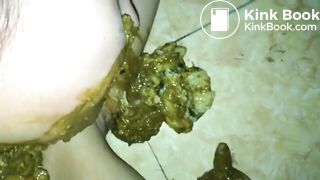 Chinese slave eats masters shit