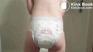 Girl Releases Soft Mush Into Her Elmo Diaper.