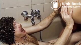 SCAT CLASSICS 02: Scat Threesome In Bath