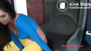 Big Booty Bitch Shits in Mouth