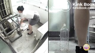 Japanese Girls Poop on Balcony 2/3
