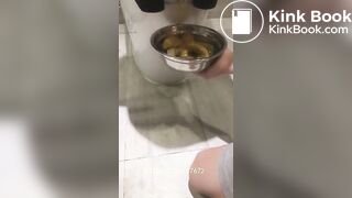 Femdom chinese scat