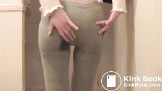 Japanese Girl Messes Her Sweatpants