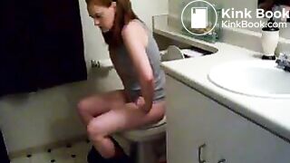 cute redhead has diarrhea