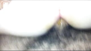 BBW fat ass shitting on my cock for hours