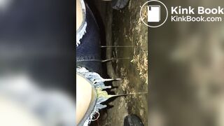 Shitting in park - video 2