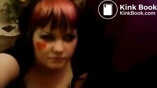 Goth Girl Takes a Crap