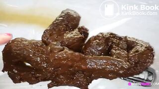 Hot bitch playing with shit and toy cars