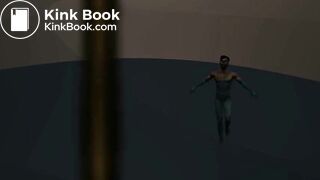 Shrunken Man Down The Toilet