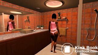 Shrunken Man Down The Toilet