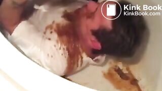 Diarrhea on husbands face