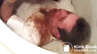 Diarrhea on husbands face