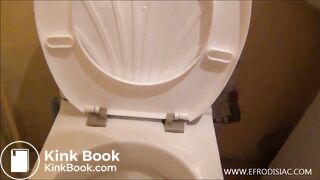 Russian woman taking a dump 1