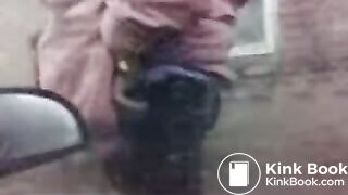 Mature Russian women caught shitting