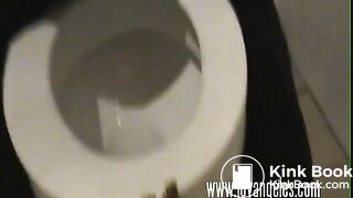Huge shit mess in public toilet