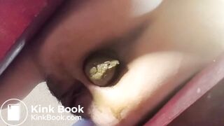 beautiful girl shitting in lucky guy