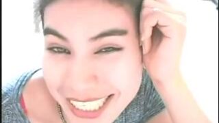 Latin girl takin big creamy load