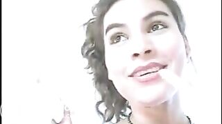 Latin girl takin big creamy load