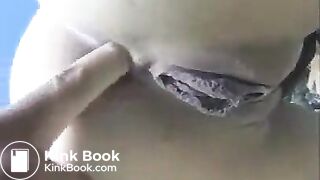 Two girls pooping underwater