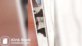 Girl poop in toilet fast