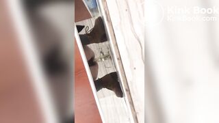 Girl poop in toilet fast