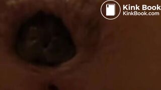 very close pooping footage