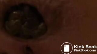 very close pooping footage