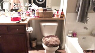 Blonde girl poops - video 2