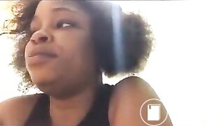 Black girl has the shits at work