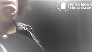 Black girl has the shits at work