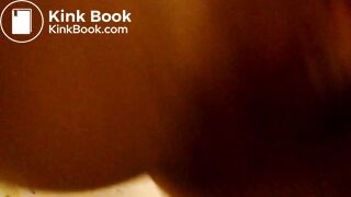 Girl pulling out poop