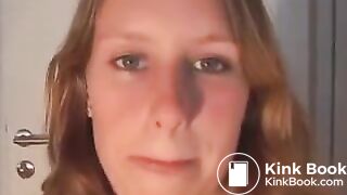 gorgeous girls poops on plate