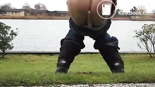 Ferkeline poop outside 2