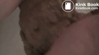 Hot wife shit in hatbands hand