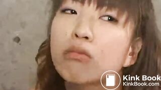 japanese girl eat shit