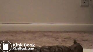 woman giving a birth to a huge log