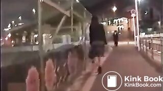 Asian shit in public street