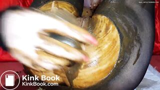 Black Pantyhose & Shitty Asshole Fucked