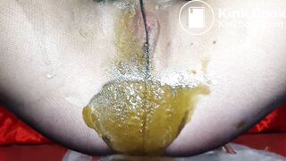 Black Pantyhose & Shitty Asshole Fucked