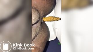 Ebony Babe Creamy Shit for Me