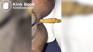 Ebony Babe Creamy Shit for Me