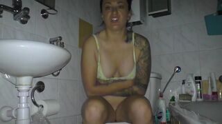 she loves dumping big logs