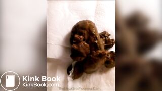 sexy ebony shits in the bathroom