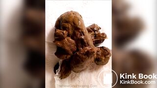 sexy ebony shits in the bathroom