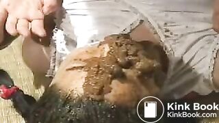 Explosive diarrhea on slaves face
