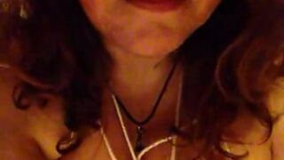 Pig eats shit in public restroom.