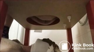 Nastiest diarrhea ever on the human toilet