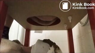 Nastiest diarrhea ever on the human toilet