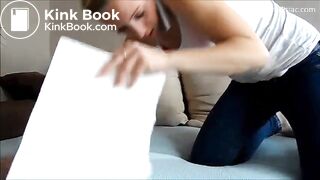 gorgeous girl shitting - video 7