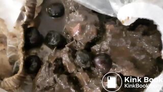 sexy blonde shitting and pissing - video 3